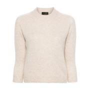 Beige Sweaters voor Mannen Roberto Collina , Beige , Dames