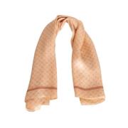 Vintage-Glamour Zijden Sjaal Trussardi , Pink , Unisex