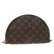 Pre-owned Canvas pouches Louis Vuitton Vintage , Brown , Dames