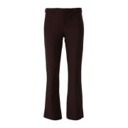 Rode Umanito Broek Slim Fit Max Mara , Red , Dames