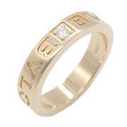 Pre-owned Rose Gold rings Bvlgari Vintage , Yellow , Dames