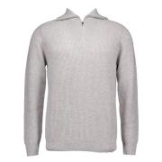 Lichtgrijze Pullover Trui Profuomo , Gray , Heren