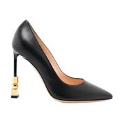 Gouden Hoge Hak Decolletes Schoenen Bally , Black , Dames