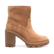 Bruine Suède Zijrits Laarzen Timberland , Brown , Dames