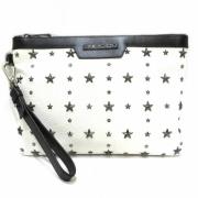 Pre-owned Leather clutches Jimmy Choo Pre-owned , White , Dames