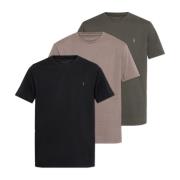 Driepack T-shirts Brace AllSaints , Multicolor , Heren