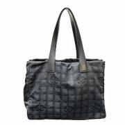 Pre-owned Canvas chanel-bags Chanel Vintage , Black , Dames