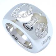 Pre-owned Metal rings Dior Vintage , White , Dames