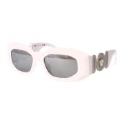 Stijlvolle zonnebril met model 0Ve4425U Versace , White , Heren