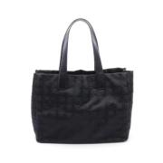 Pre-owned Canvas totes Chanel Vintage , Black , Dames