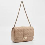 Pre-owned Leather dior-bags Dior Vintage , Beige , Dames