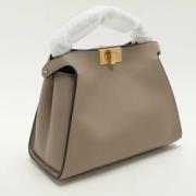 Pre-owned Leather handbags Fendi Vintage , Beige , Dames