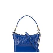 Pre-owned Fabric chanel-bags Chanel Vintage , Blue , Dames