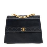 Pre-owned Canvas chanel-bags Chanel Vintage , Black , Dames