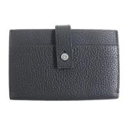 Pre-owned Leather wallets Yves Saint Laurent Vintage , Black , Dames