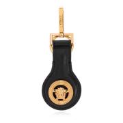 Sleutelhanger met het hoofd van Medusa Versace , Black , Heren