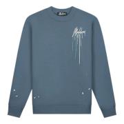 Blauwe Trui Mm1-Aw24-17 Herenlions , Blue , Heren