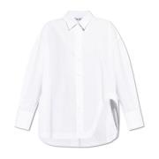 Shirt met logo The Attico , White , Dames