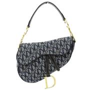 Pre-owned Canvas dior-bags Dior Vintage , Blue , Dames