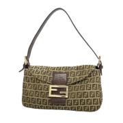 Pre-owned Canvas fendi-bags Fendi Vintage , Brown , Dames