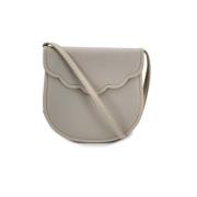 Pre-owned Leather shoulder-bags Yves Saint Laurent Vintage , Beige , D...