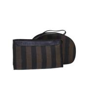 Pre-owned Canvas fendi-bags Fendi Vintage , Brown , Dames