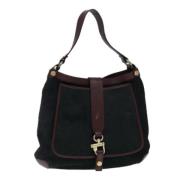 Pre-owned Suede celine-bags Celine Vintage , Black , Dames