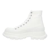 Canvas boots Alexander McQueen , White , Dames