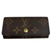 Pre-owned Canvas key-holders Louis Vuitton Vintage , Brown , Dames