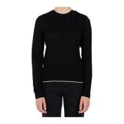 Zwarte Gebreide Trui Jacquemus , Black , Dames