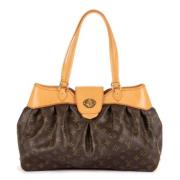 Pre-owned Canvas handbags Louis Vuitton Vintage , Brown , Dames