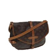 Pre-owned Canvas louis-vuitton-bags Louis Vuitton Vintage , Brown , Da...