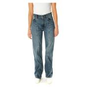 Flexibele Wire Jeans Y/Project , Blue , Dames