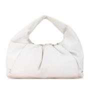 Pre-owned Leather pouches Bottega Veneta Vintage , White , Dames