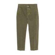 Groene Katoenen Broek Knoopsluiting Nine In The Morning , Green , Here...