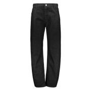 Klassieke Denim Jeans met Logodetails LOW Classic , Black , Dames