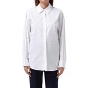 Wit Poplin Overhemd Klassieke Stijl Mar De Margaritas , White , Dames