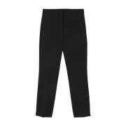 Zwarte hoge taille slim fit broek Blugirl , Black , Dames