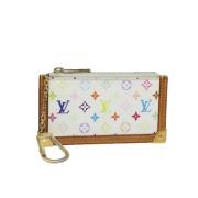 Pre-owned Canvas wallets Louis Vuitton Vintage , White , Dames