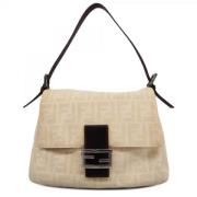 Pre-owned Canvas fendi-bags Fendi Vintage , Beige , Dames