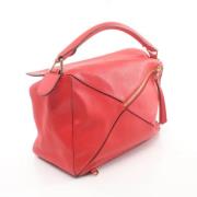 Pre-owned Leather handbags Loewe Pre-owned , Red , Dames