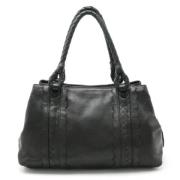 Pre-owned Leather totes Bottega Veneta Vintage , Black , Dames