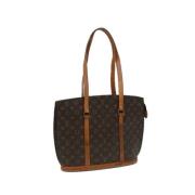 Pre-owned Canvas totes Louis Vuitton Vintage , Brown , Dames