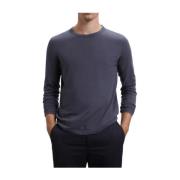 Organisch T-shirt met lange mouwen Nabil Ecoalf , Blue , Heren