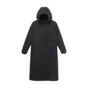 Qw500 Parka Zwart Krakatau , Black , Dames