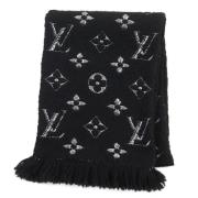 Pre-owned Canvas scarves Louis Vuitton Vintage , Black , Dames