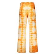 Tie Dye Baggy Broek Nahmias , Orange , Heren