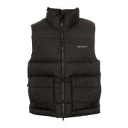 Gerecyclede Polyester Puffer Vest met Paisley Patroon Carhartt Wip , B...