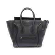 Pre-owned Leather celine-bags Celine Vintage , Black , Dames