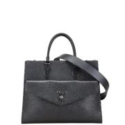 Pre-owned Leather handbags Louis Vuitton Vintage , Black , Dames